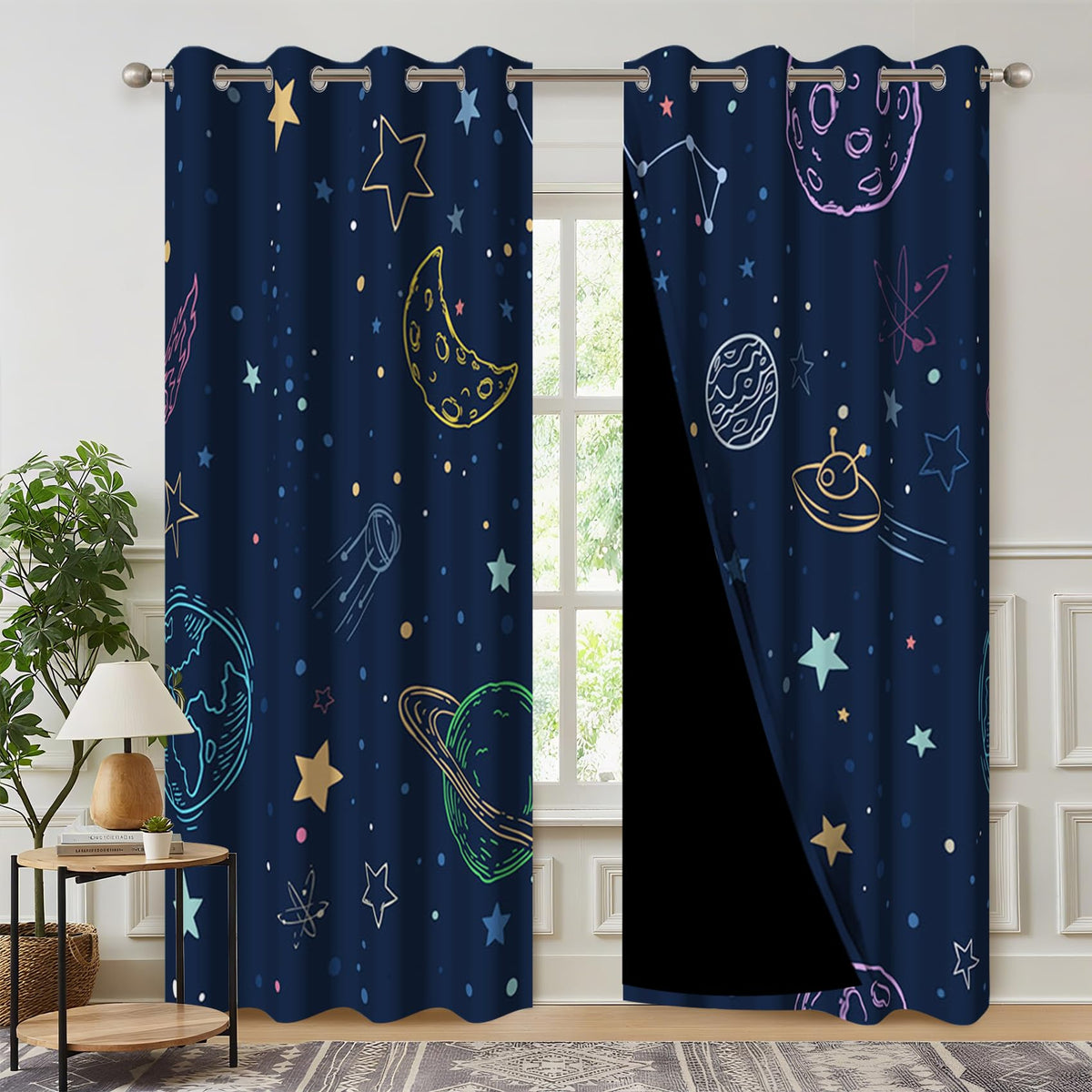 Kzzfqxb Gaming Blackout Curtains, 2 Panels – 12 Designs & Multiple Sizes - Flex Gamingproduct_type