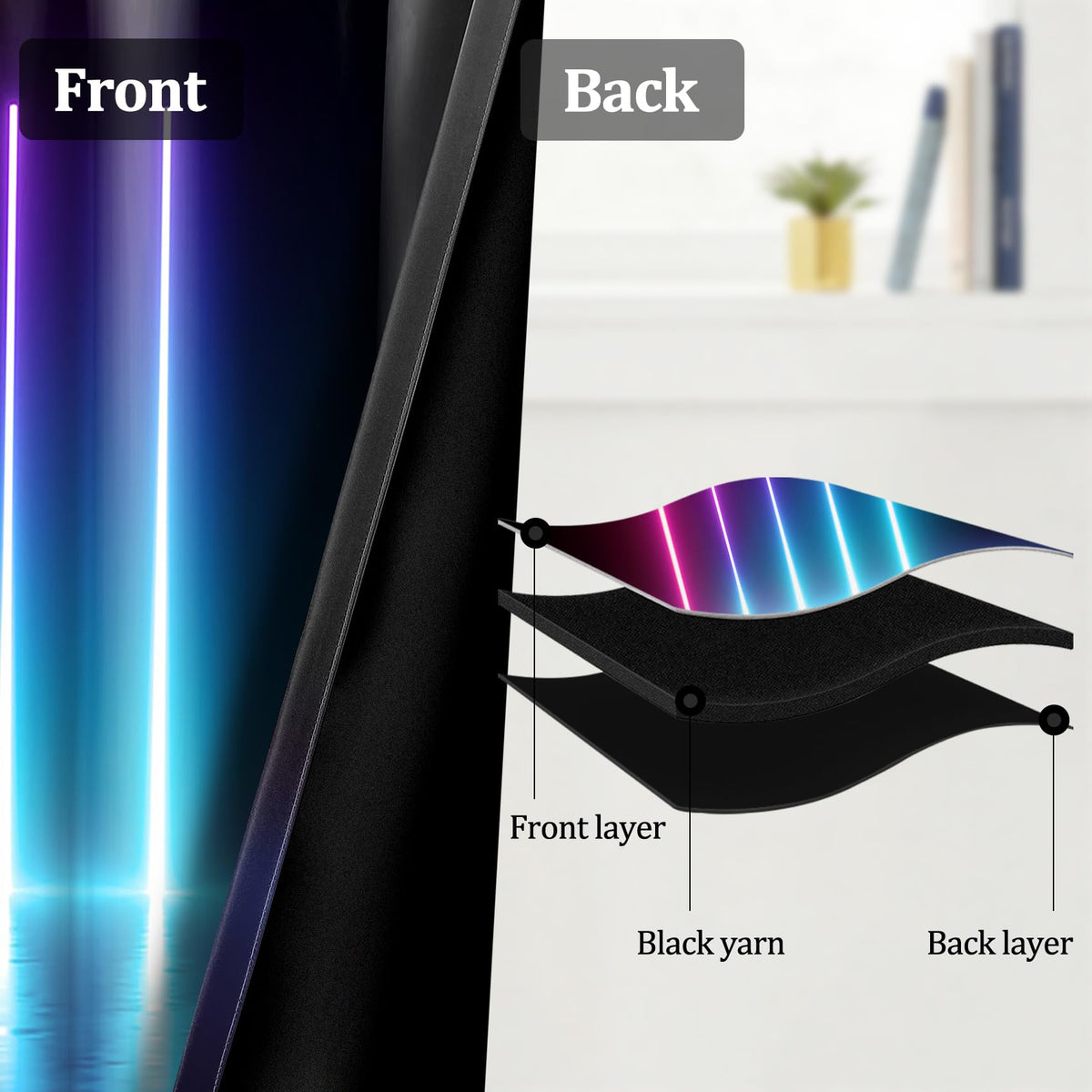 Kzzfqxb Gaming Blackout Curtains, 2 Panels – 12 Designs & Multiple Sizes - Flex Gamingproduct_type
