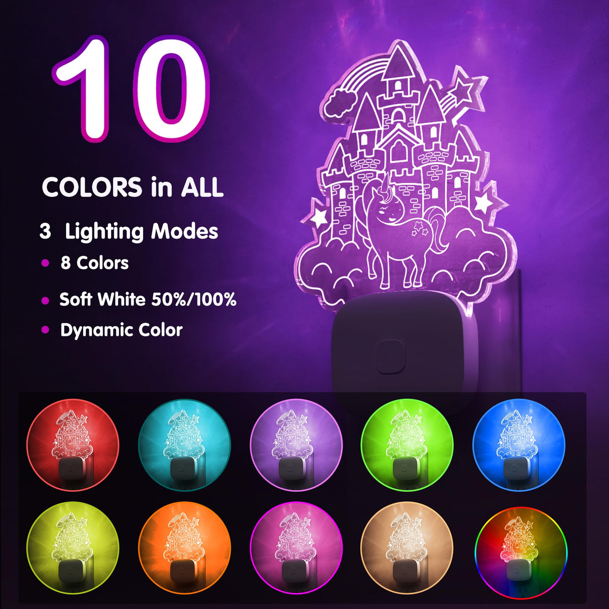 L LOHAS LED Plug-In Night Light – 11 Designs & 2 Sizes - Flex Gamingproduct_type