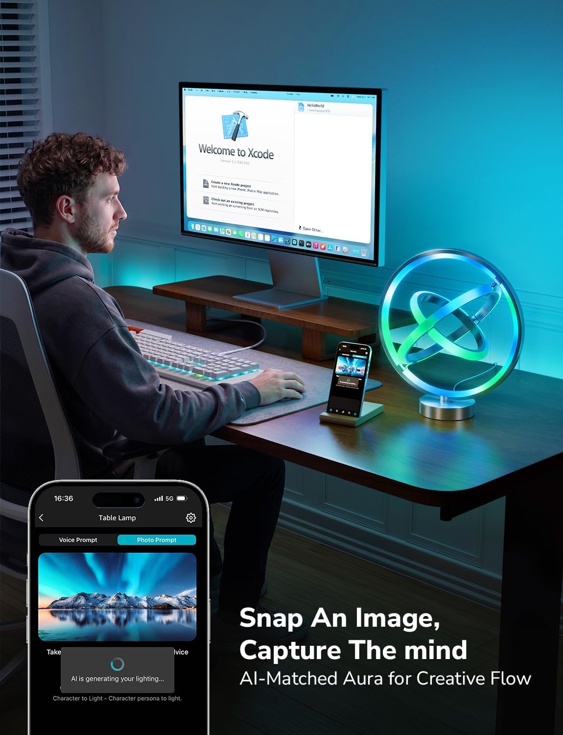 Lepro TB1 AI Smart Table Lamp – 2 Styles - Flex Gamingproduct_type