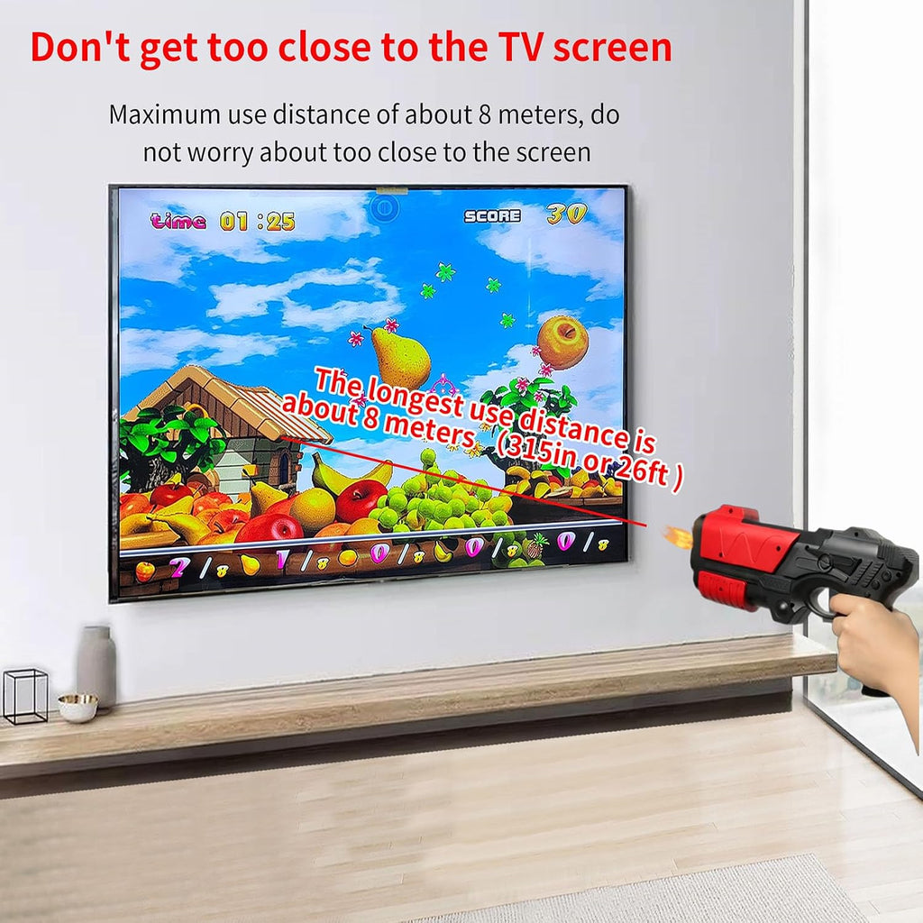 Leyoutime 100+ Games TV Gaming Console with AR Gun & 2 Wireless Controllers - Flex Gamingproduct_type
