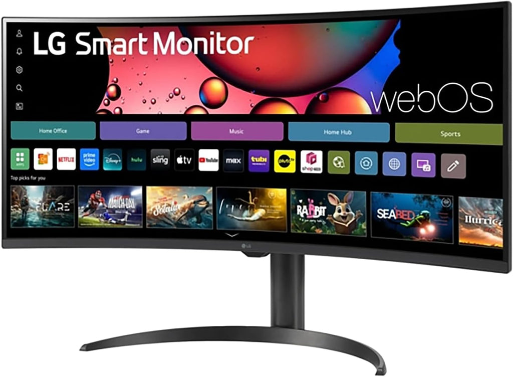 LG 34" Curved UltraWide WQHD Smart Monitor with webOS - Flex Gamingproduct_type