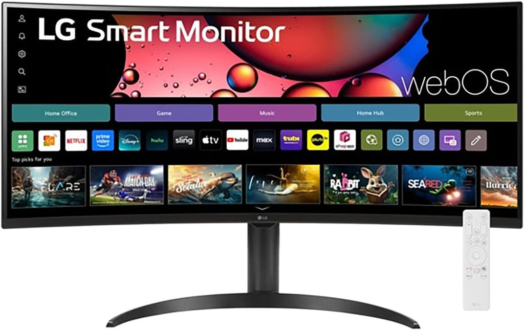 LG 34" Curved UltraWide WQHD Smart Monitor with webOS - Flex Gamingproduct_type