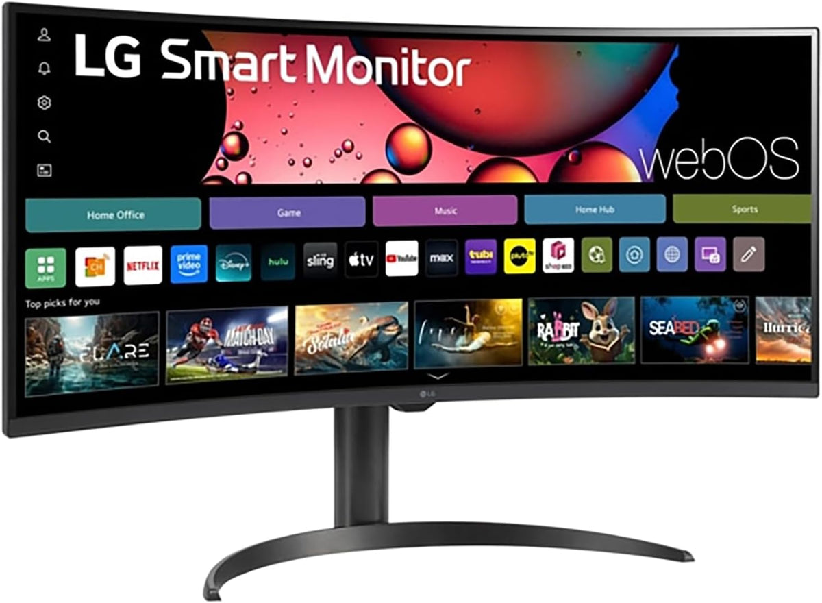 LG 34" Curved UltraWide WQHD Smart Monitor with webOS - Flex Gamingproduct_type