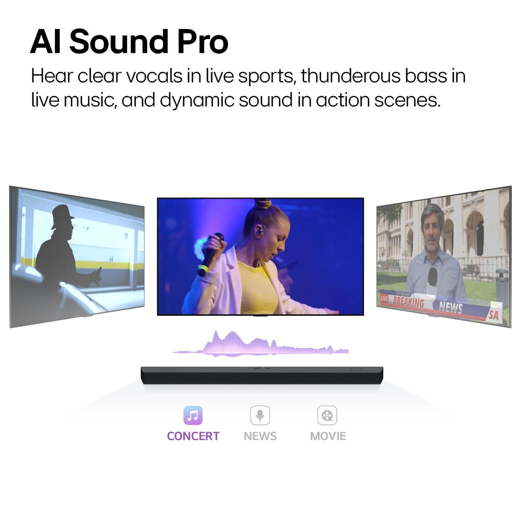 LG S-Series Home Theater Soundbar with Wireless Subwoofer – S20A, S40T, S40TR & S60T - Flex Gamingproduct_type