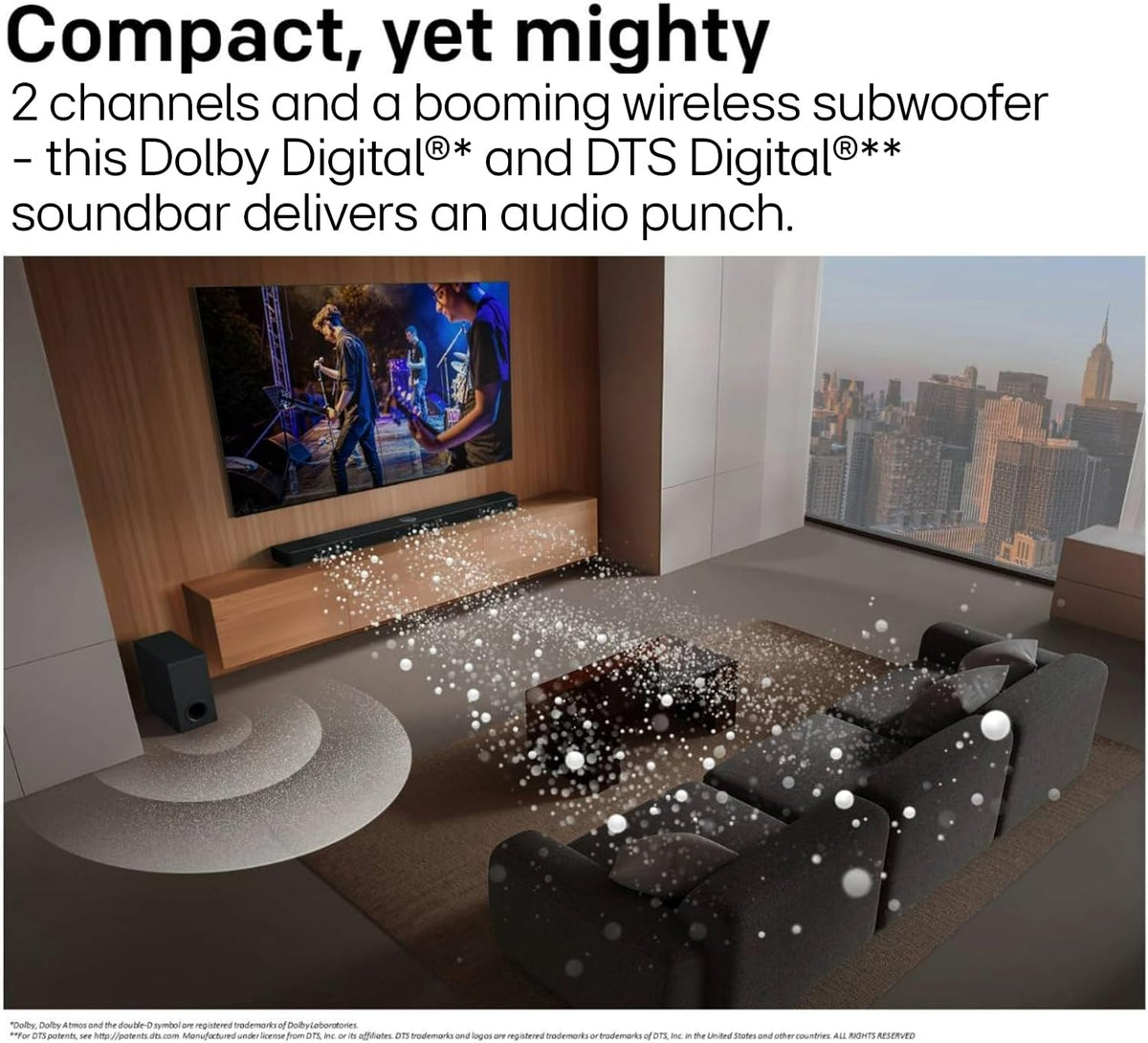 LG S-Series Home Theater Soundbar with Wireless Subwoofer – S20A, S40T, S40TR & S60T - Flex Gamingproduct_type
