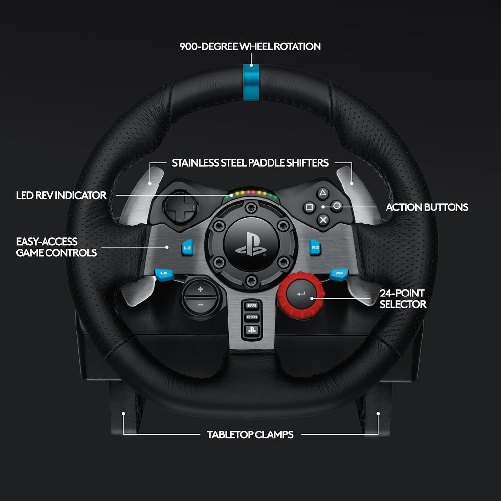 Logitech G29 Driving Force Racing Wheel & Pedals – 2 Styles - Flex Gamingproduct_type