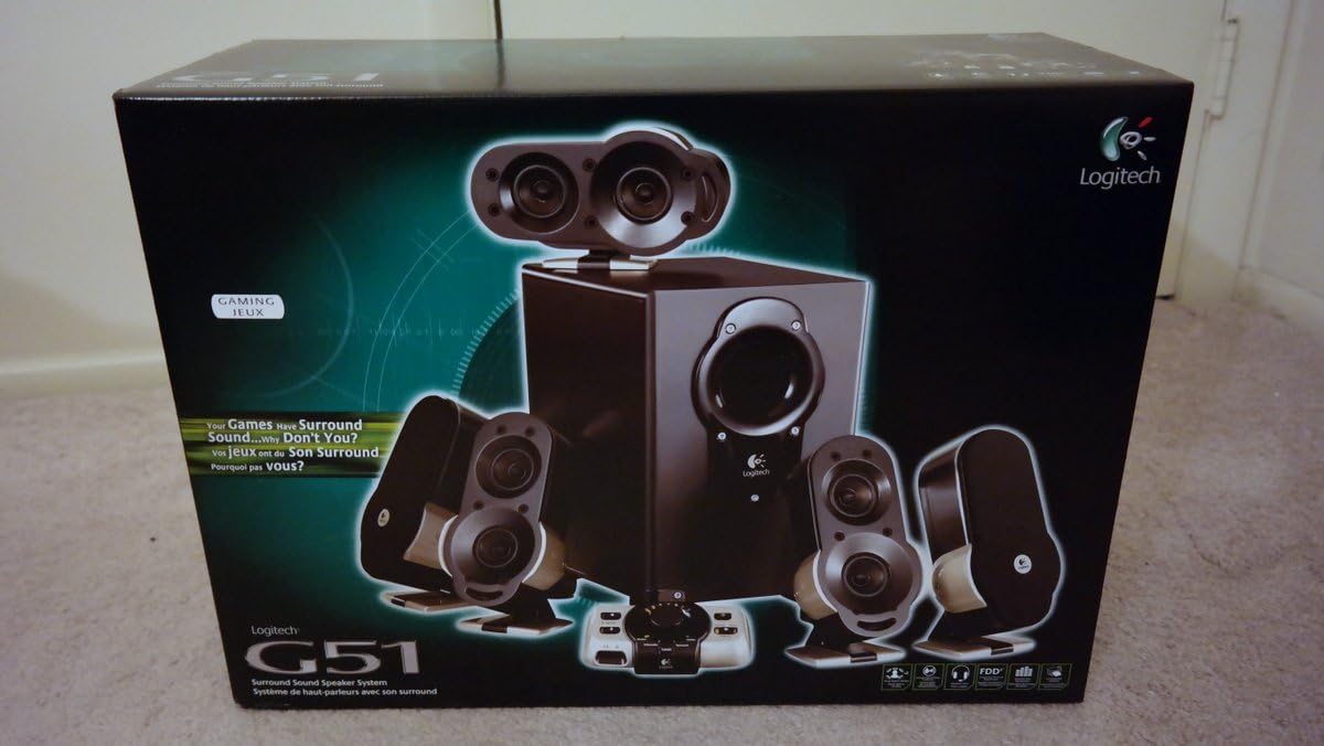 Logitech G51 5.1 Surround Sound Gaming Speaker System - Flex Gamingproduct_type