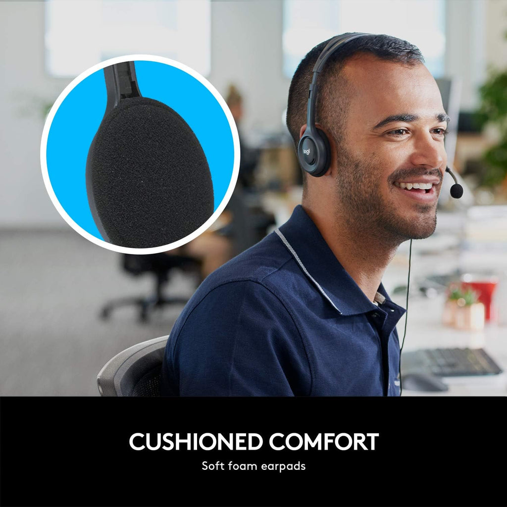 Logitech H111 Stereo Headset – Black - Flex Gamingproduct_type