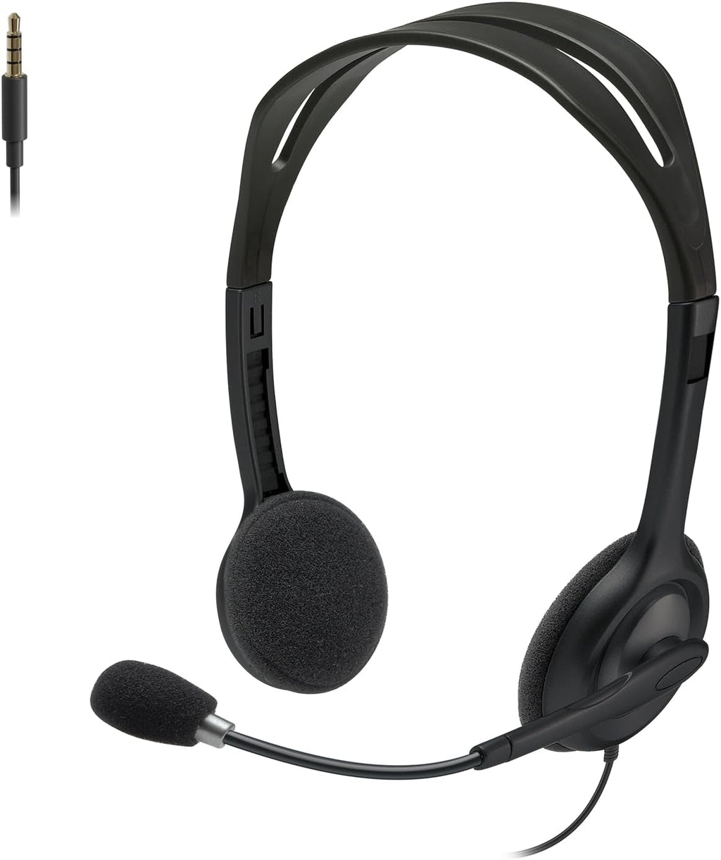 Logitech H111 Stereo Headset – Black - Flex Gamingproduct_type