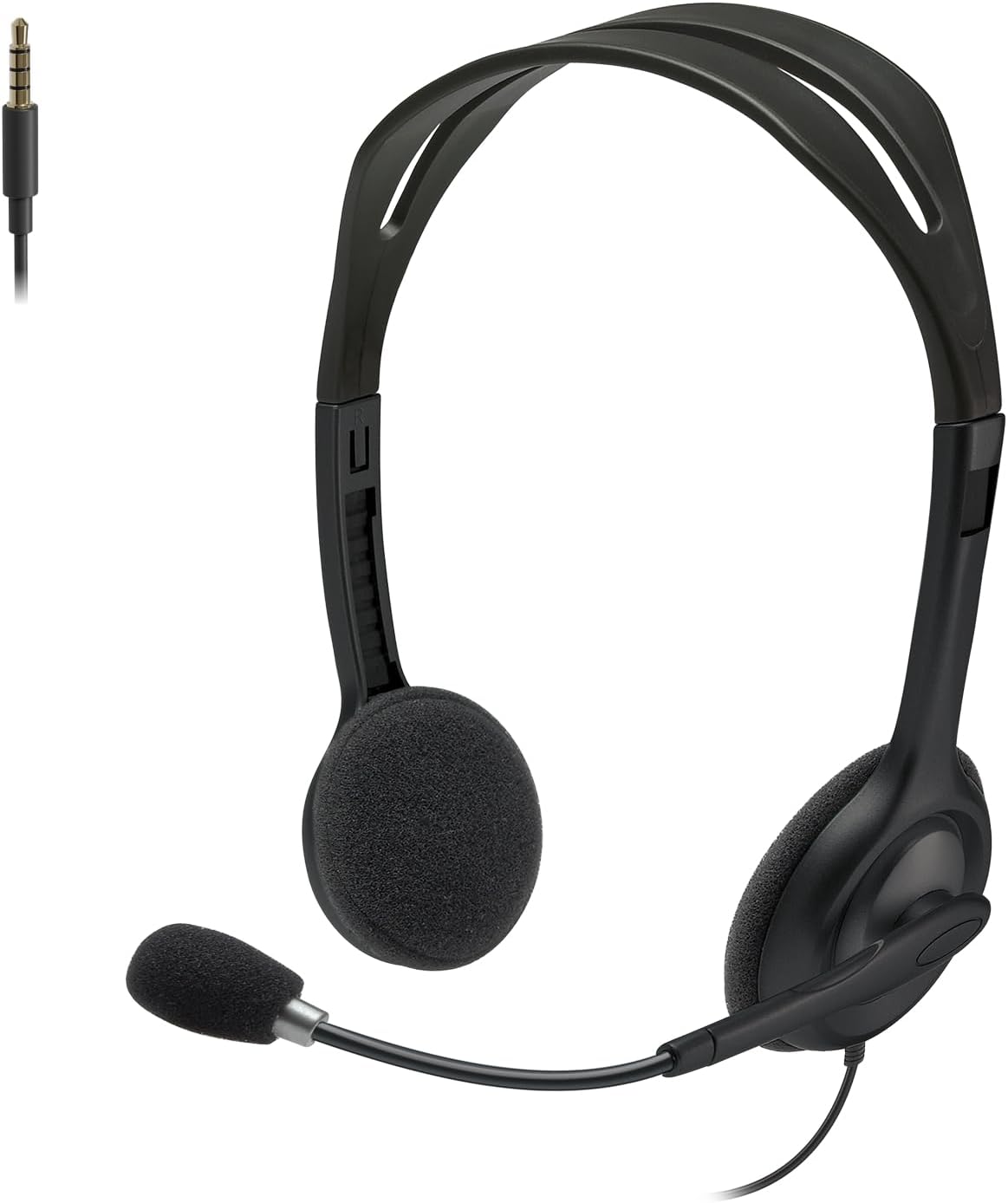 Logitech H111 Stereo Headset – Black - Flex Gamingproduct_type