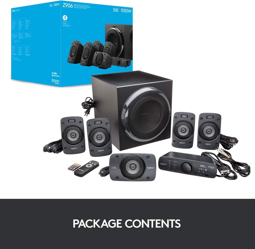 Logitech Z906 5.1 THX-Certified Surround Sound Speaker System - Flex Gamingproduct_type
