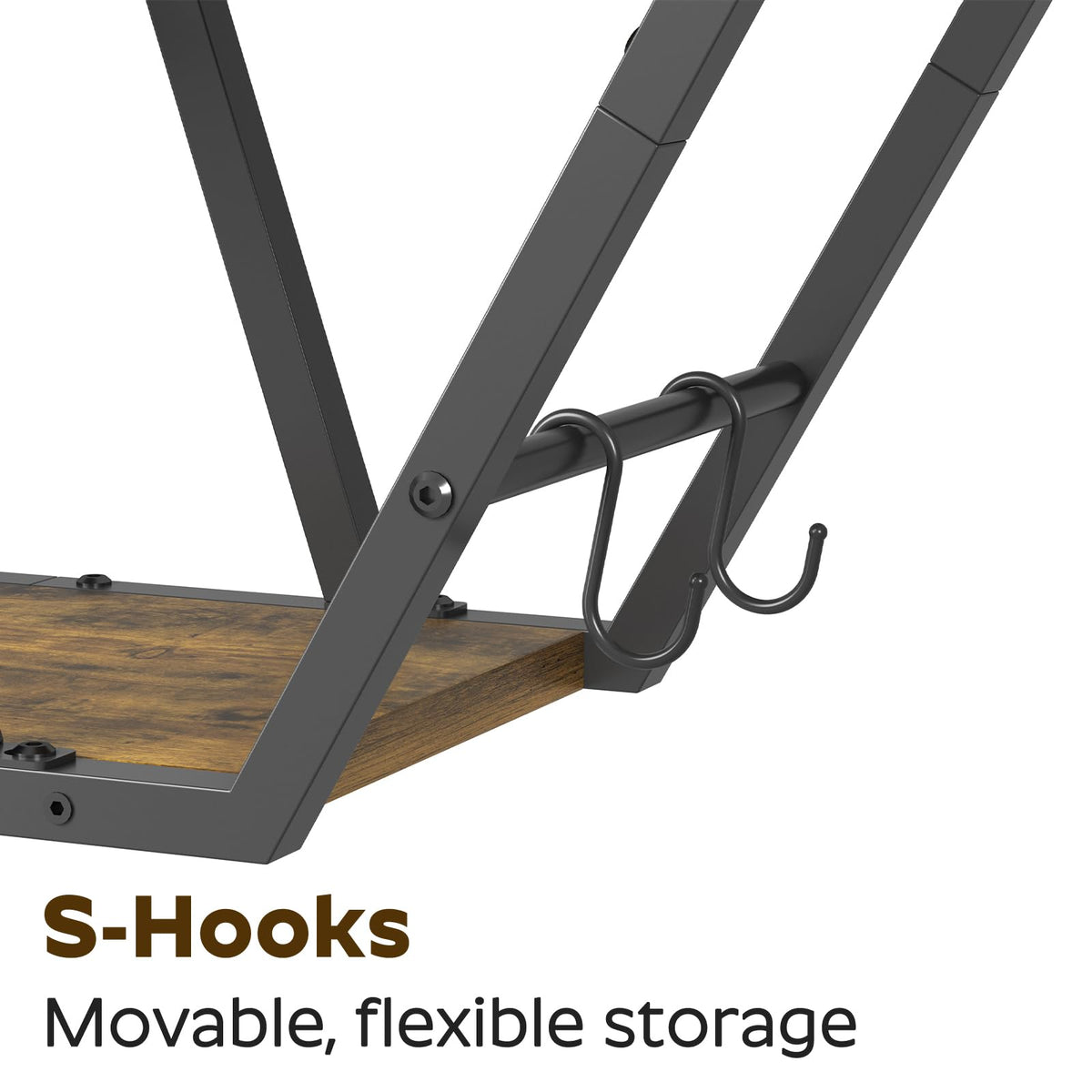MAHANCRIS Gaming Floating Shelf with LED Lights & 4 Hooks – 2 Colors - Flex Gamingproduct_type