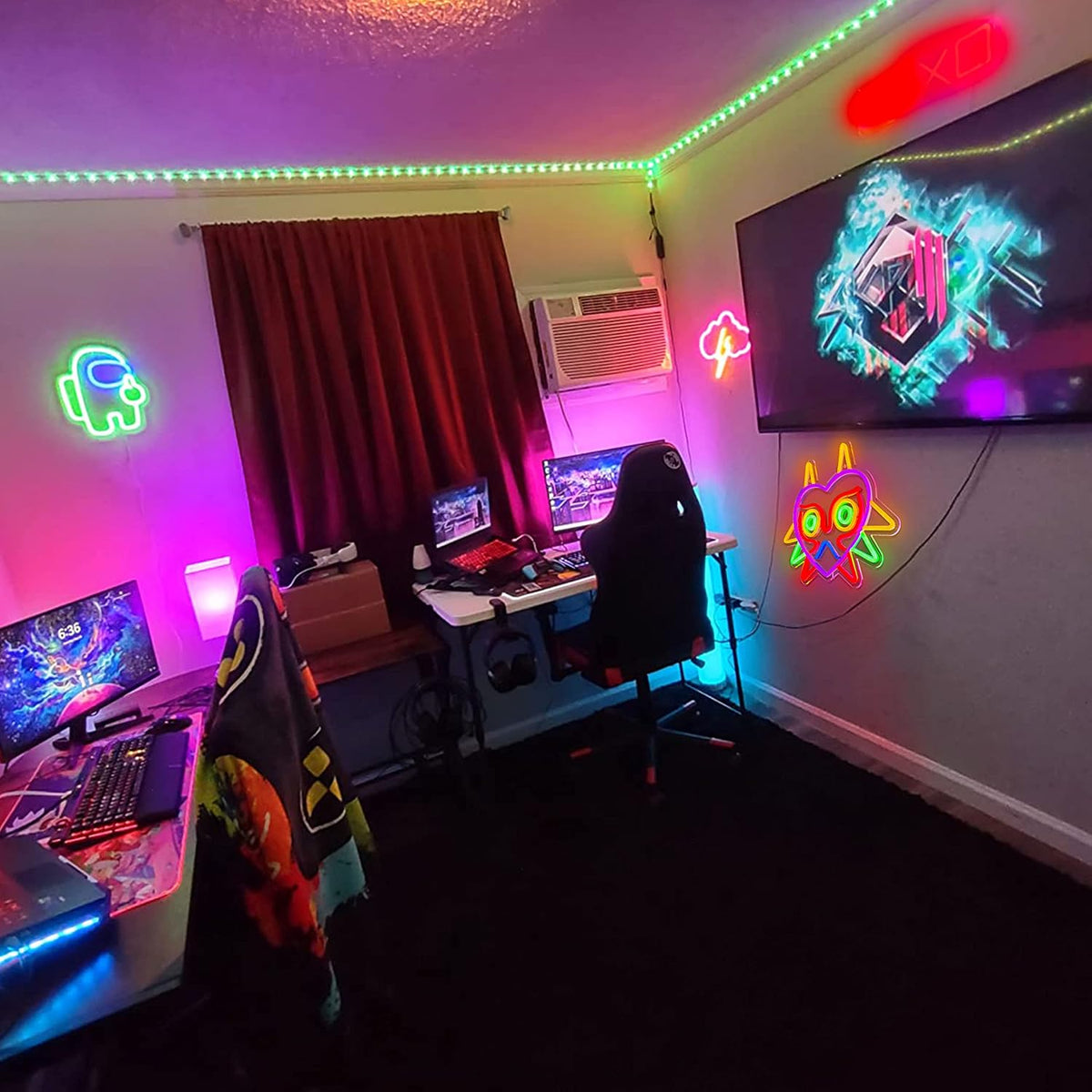 Majora's Mask LED Neon Sign – 2 Designs - Flex Gamingproduct_type