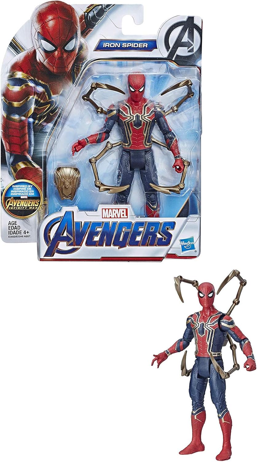 Marvel Avengers Iron Spider 6-Inch Action Figure with Spider-Claw Accessory - Flex Gamingproduct_type