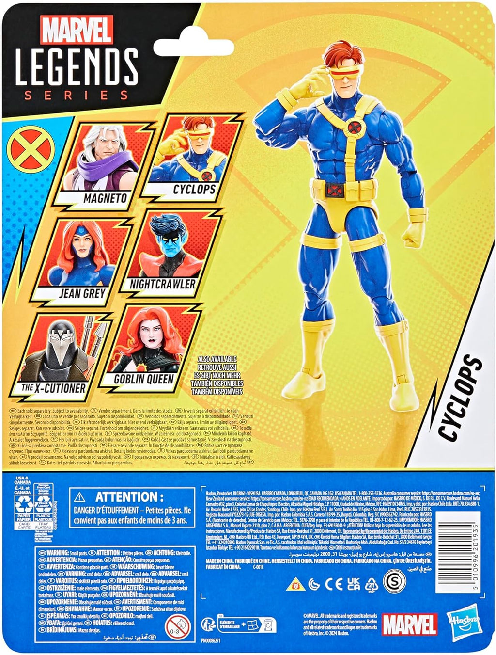 Marvel Legends Cyclops X-Men '97 6-Inch Action Figure - Flex Gamingproduct_type