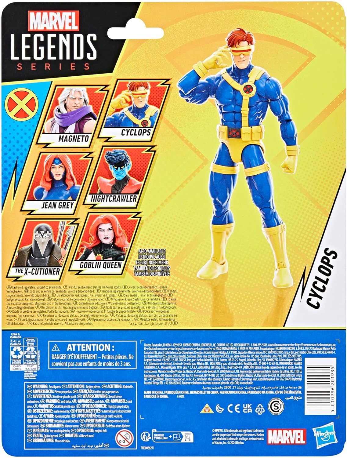 Marvel Legends Cyclops X-Men '97 6-Inch Action Figure - Flex Gamingproduct_type