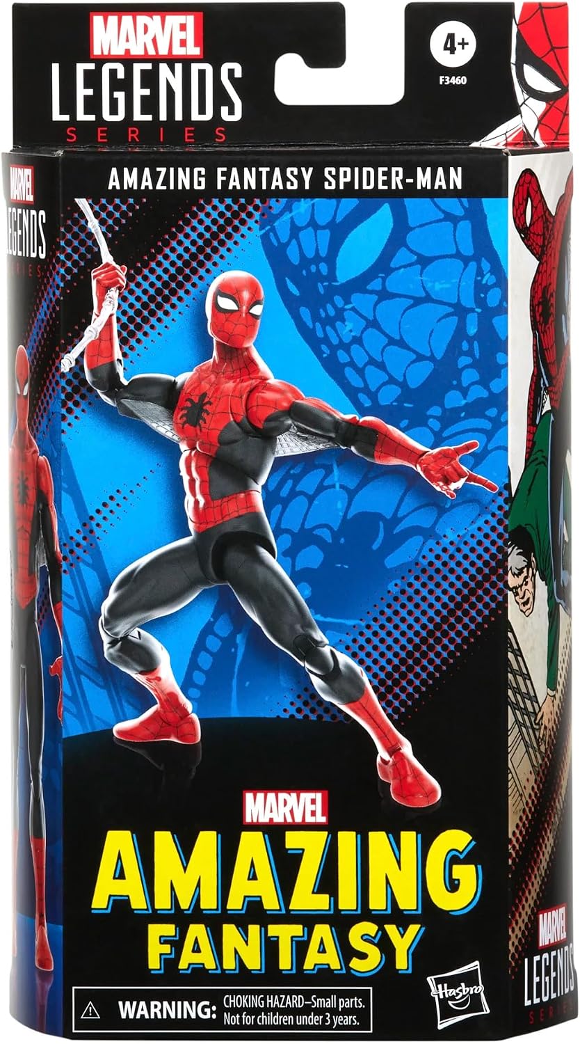 Marvel Legends Spider-Man 60th Anniversary Amazing Fantasy 6-Inch Figure - Flex Gamingproduct_type