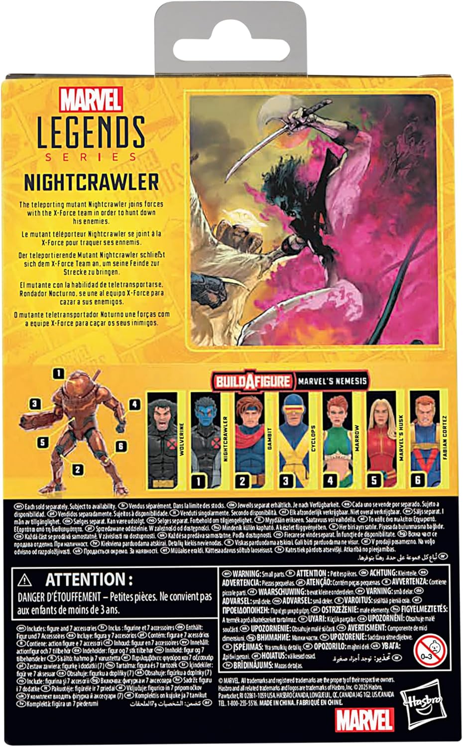 Marvel Legends X-Force Nightcrawler 6-Inch Action Figure - Flex Gamingproduct_type