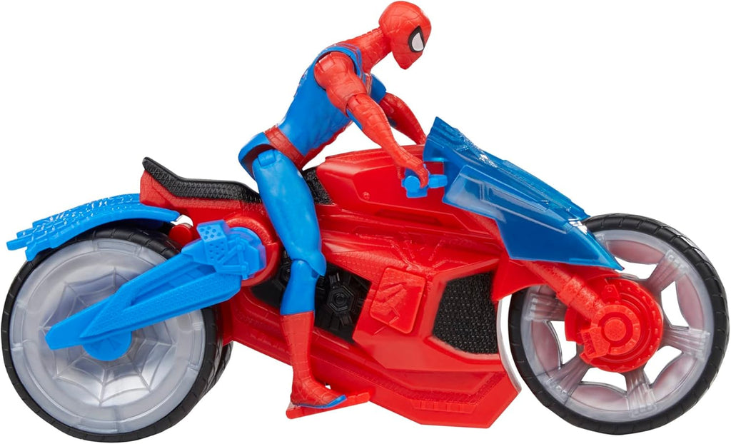 Marvel Spider-Man Web Blast Cycle Playset with 4-Inch Figure & Web Projectiles - Flex Gamingproduct_type