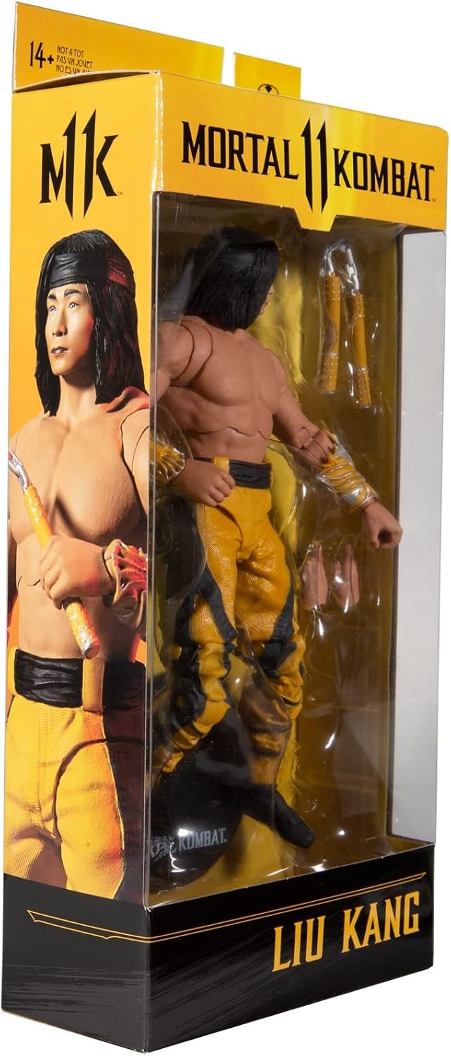 McFarlane Toys Mortal Kombat 11 – Liu Kang (Fighting Abbot) 7" Action Figure Wave 7 – 2 Styles - Flex Gamingproduct_type
