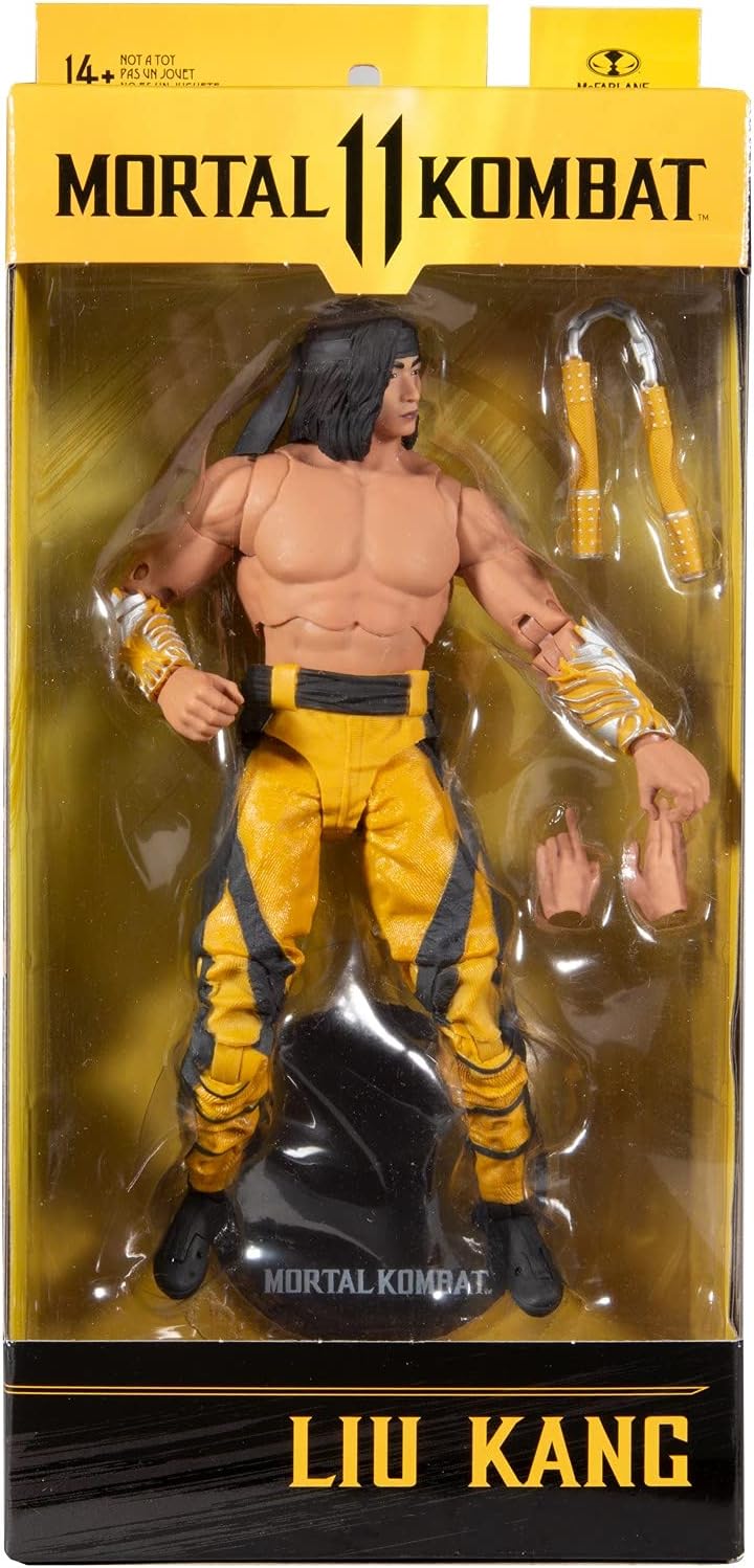 McFarlane Toys Mortal Kombat 11 – Liu Kang (Fighting Abbot) 7" Action Figure Wave 7 – 2 Styles - Flex Gamingproduct_type