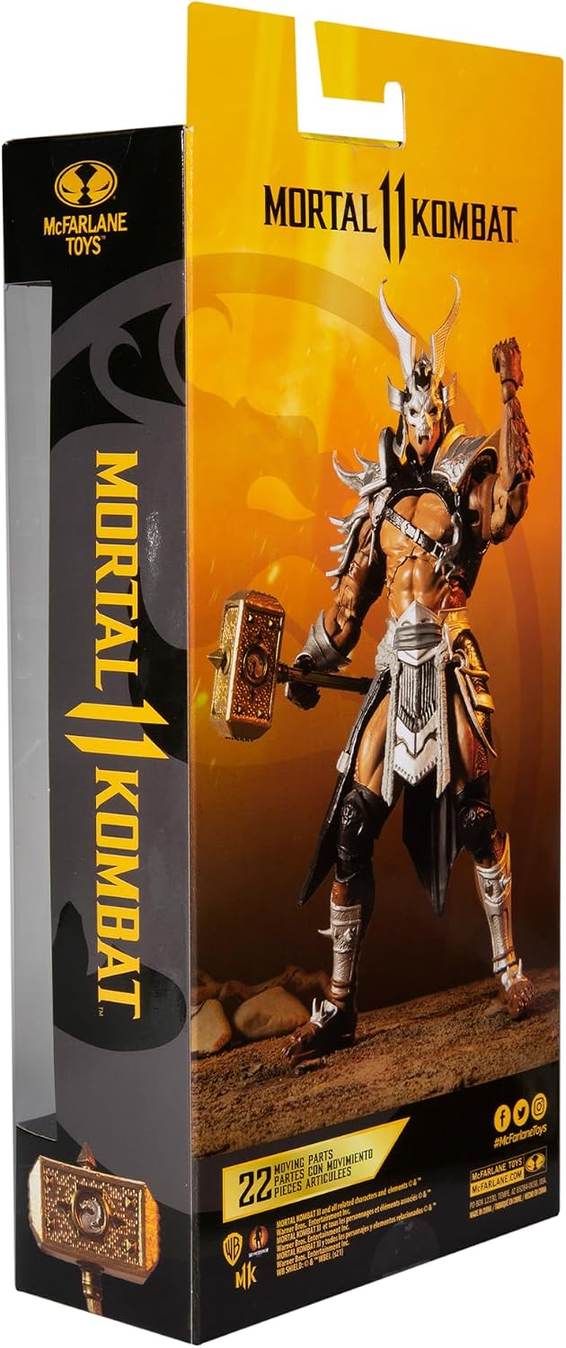 McFarlane Toys Mortal Kombat 11 – Shao Kahn (Platinum Kahn) 7" Action Figure - Flex Gamingproduct_type