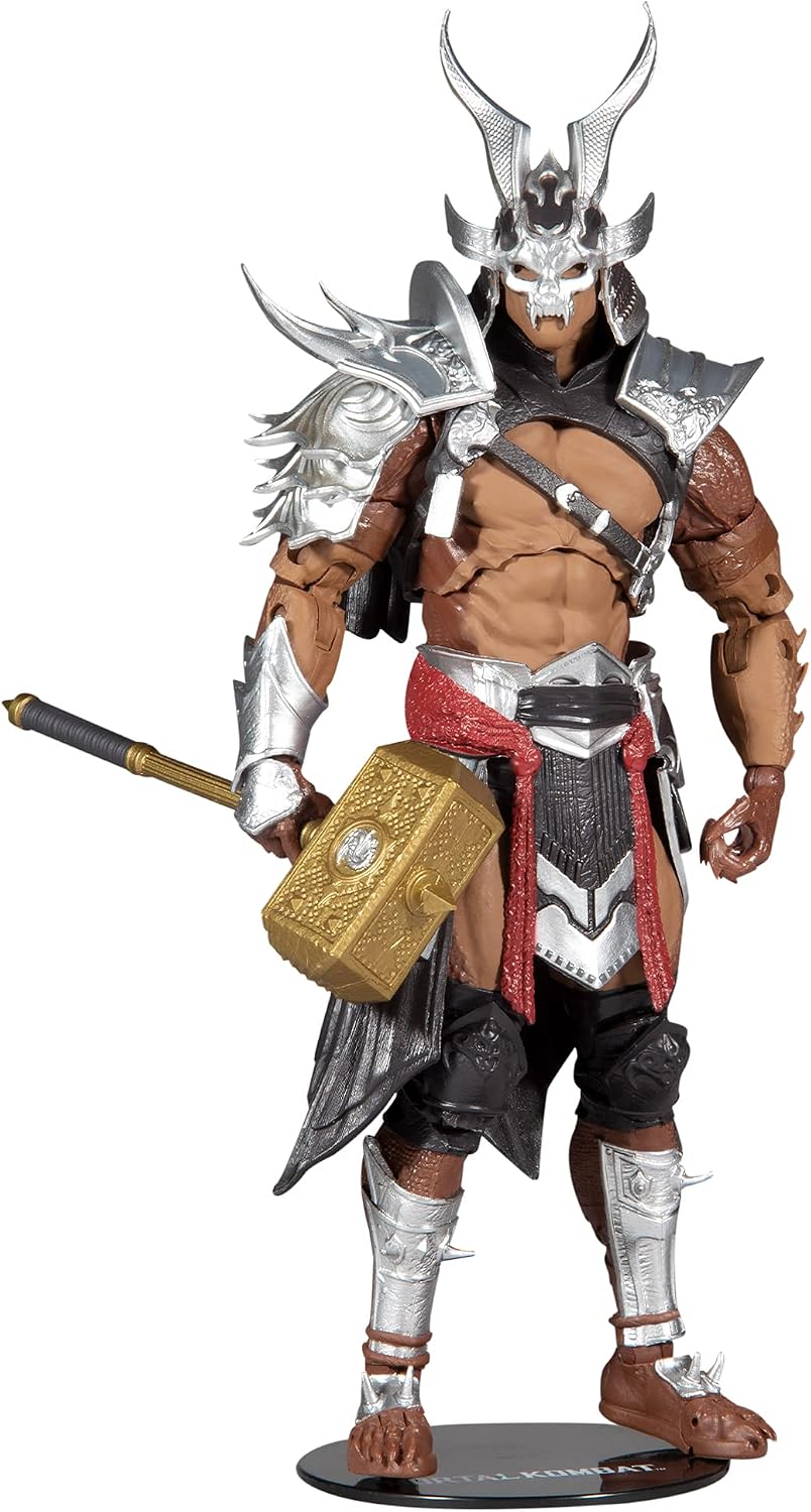 McFarlane Toys Mortal Kombat 11 – Shao Kahn (Platinum Kahn) 7" Action Figure - Flex Gamingproduct_type