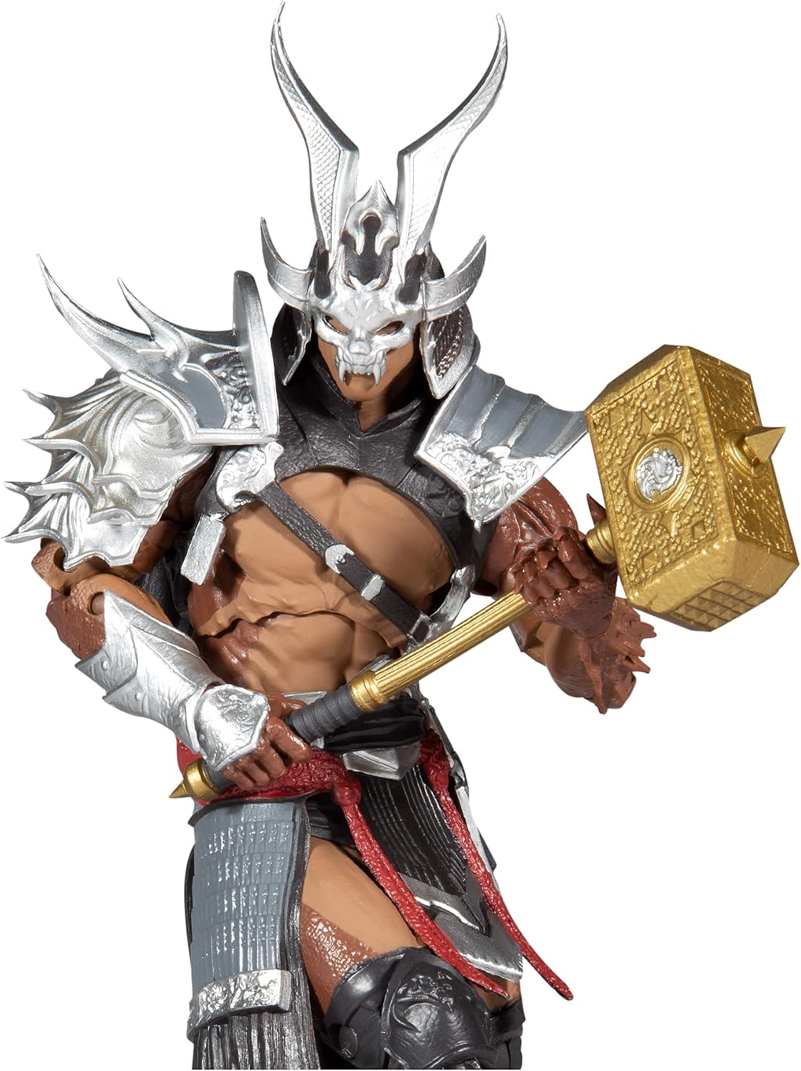 McFarlane Toys Mortal Kombat 11 – Shao Kahn (Platinum Kahn) 7" Action Figure - Flex Gamingproduct_type