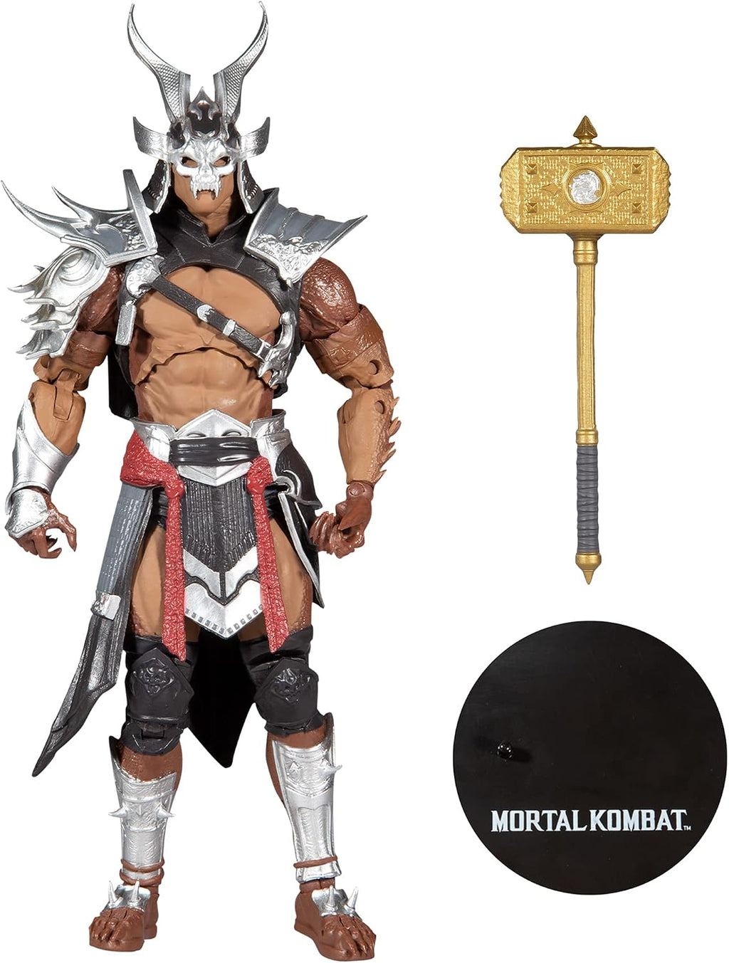 McFarlane Toys Mortal Kombat 11 – Shao Kahn (Platinum Kahn) 7" Action Figure - Flex Gamingproduct_type