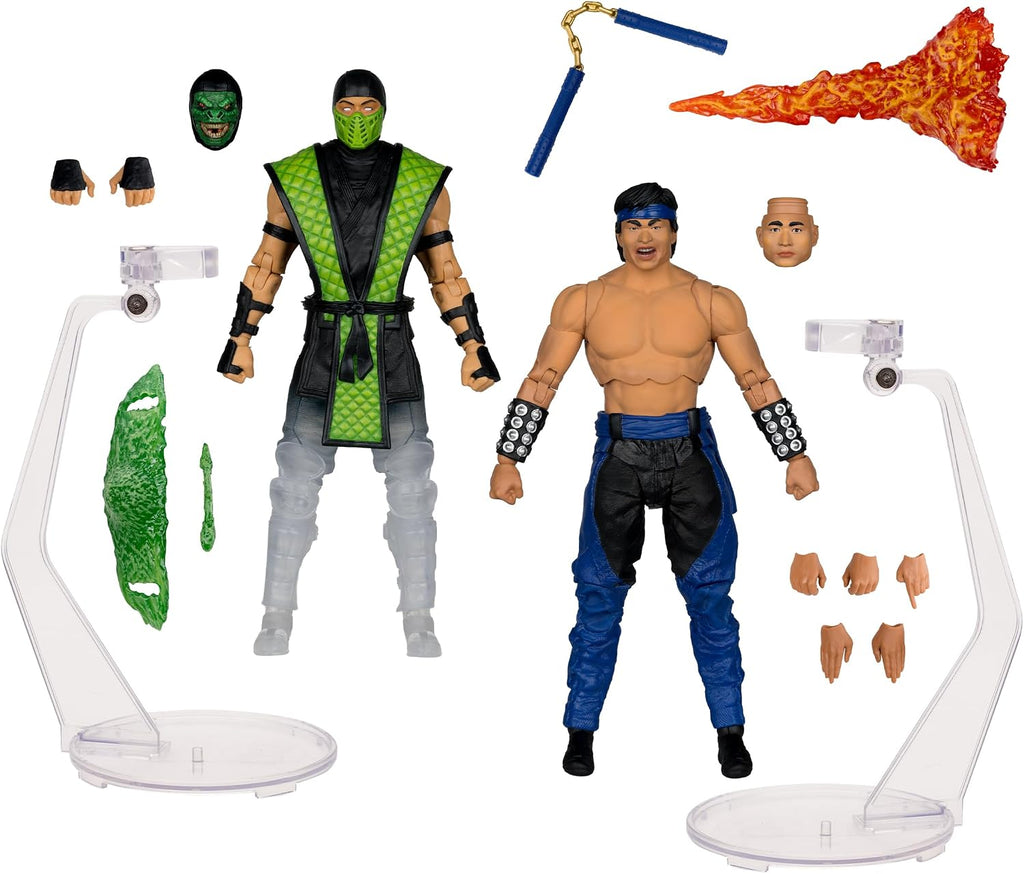 McFarlane Toys Mortal Kombat Klassic – Liu Kang vs Reptile Deluxe 2-Pack 7" Action Figures - Flex Gamingproduct_type