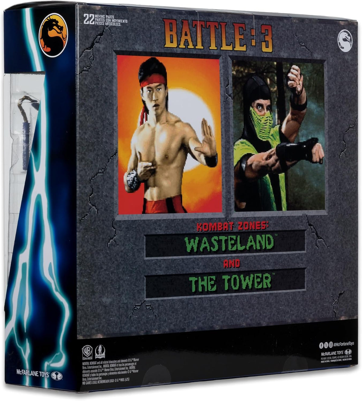 McFarlane Toys Mortal Kombat Klassic – Liu Kang vs Reptile Deluxe 2-Pack 7" Action Figures - Flex Gamingproduct_type