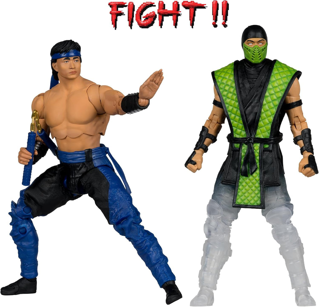 McFarlane Toys Mortal Kombat Klassic – Liu Kang vs Reptile Deluxe 2-Pack 7" Action Figures - Flex Gamingproduct_type