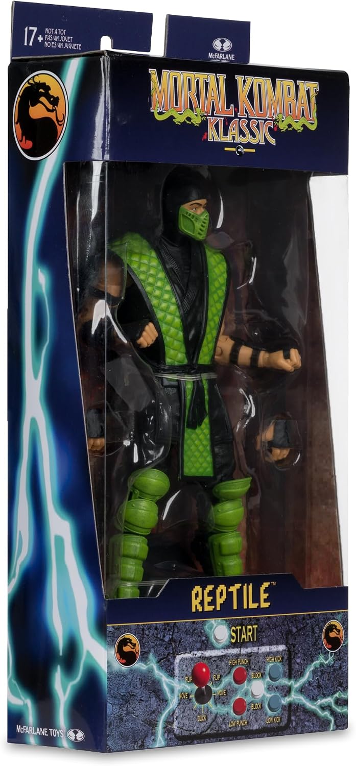 McFarlane Toys Mortal Kombat Klassic – Reptile 7" Action Figure Wave 2 - Flex Gamingproduct_type