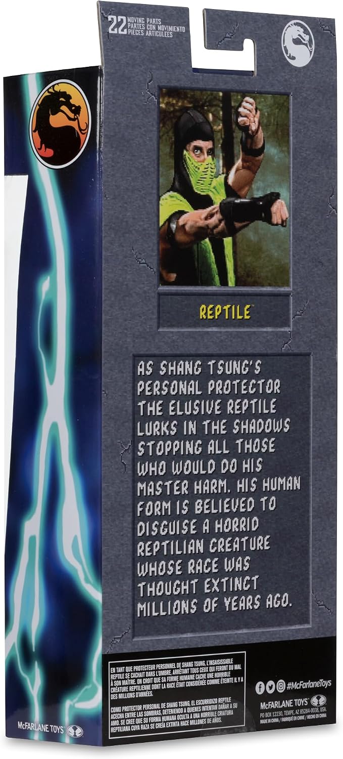 McFarlane Toys Mortal Kombat Klassic – Reptile 7" Action Figure Wave 2 - Flex Gamingproduct_type