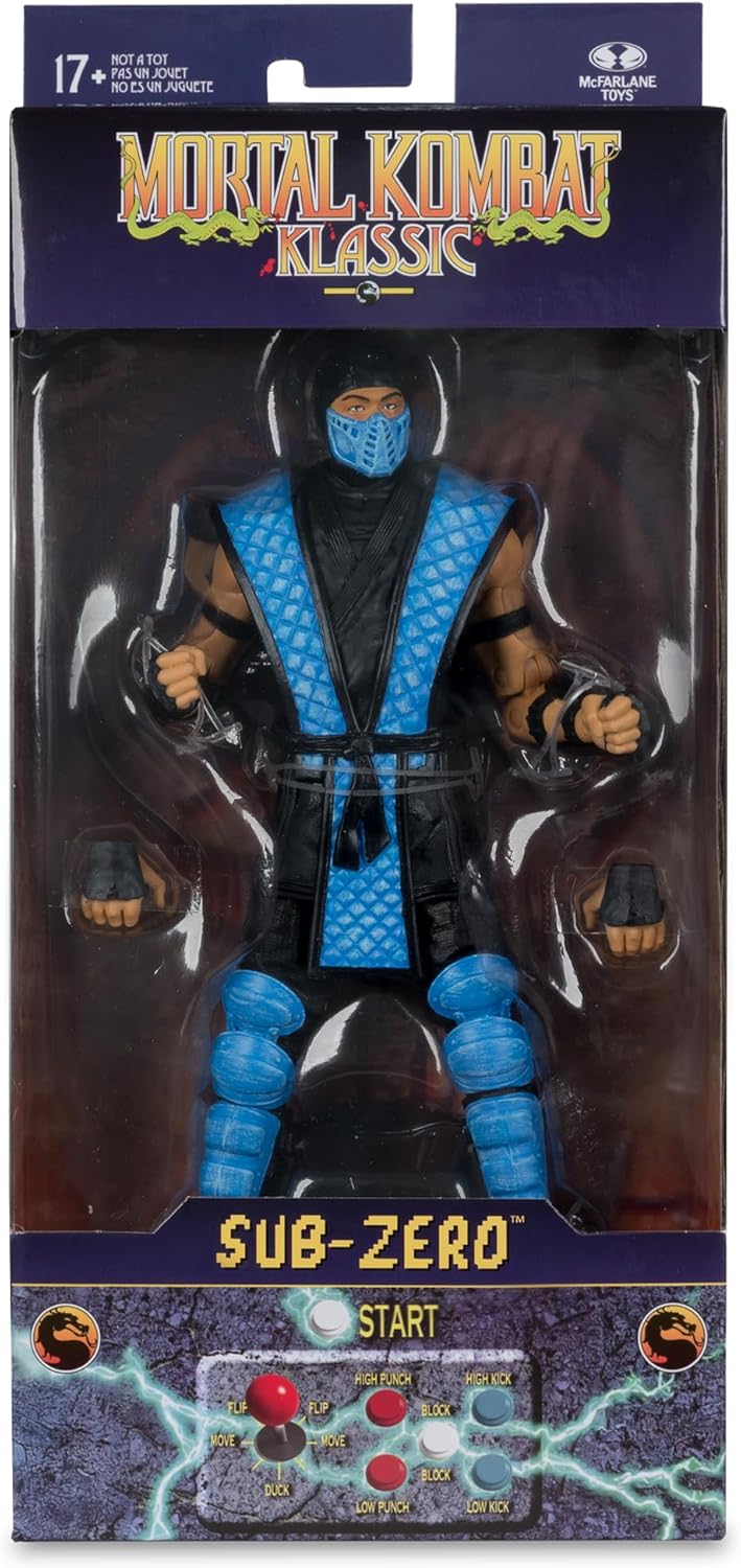 McFarlane Toys Mortal Kombat Klassic – Sub-Zero 7" Action Figure Wave 1 - Flex Gamingproduct_type