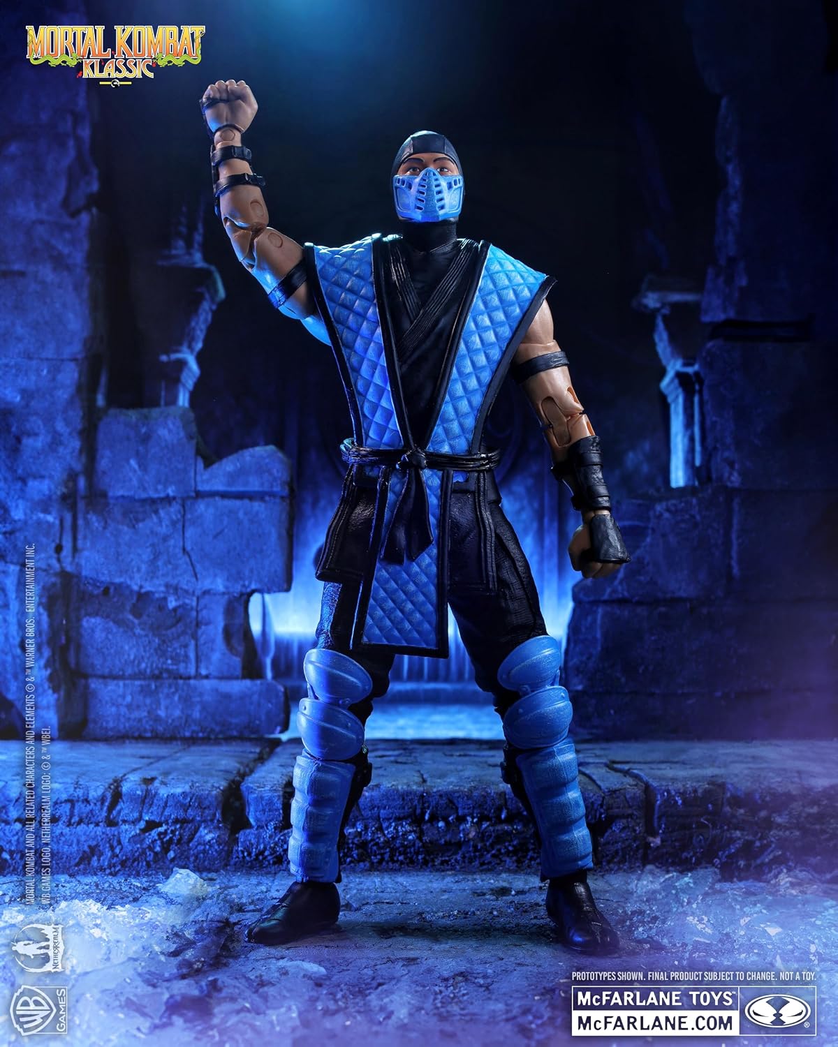 McFarlane Toys Mortal Kombat Klassic – Sub-Zero 7" Action Figure Wave 1 - Flex Gamingproduct_type
