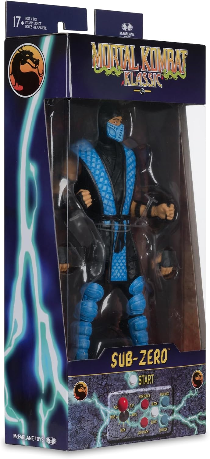 McFarlane Toys Mortal Kombat Klassic – Sub-Zero 7" Action Figure Wave 1 - Flex Gamingproduct_type