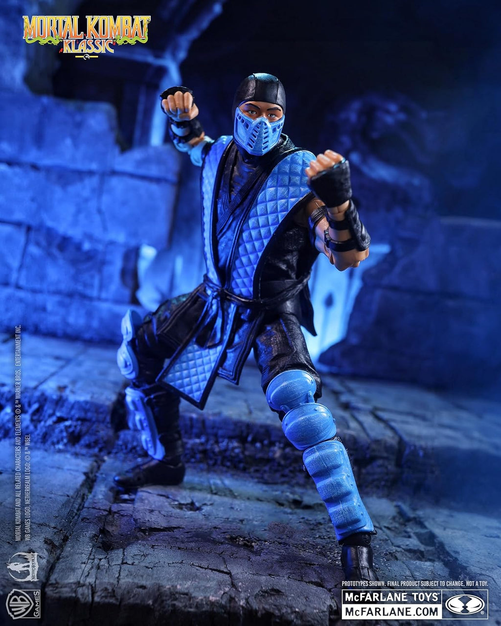 McFarlane Toys Mortal Kombat Klassic – Sub-Zero 7" Action Figure Wave 1 - Flex Gamingproduct_type