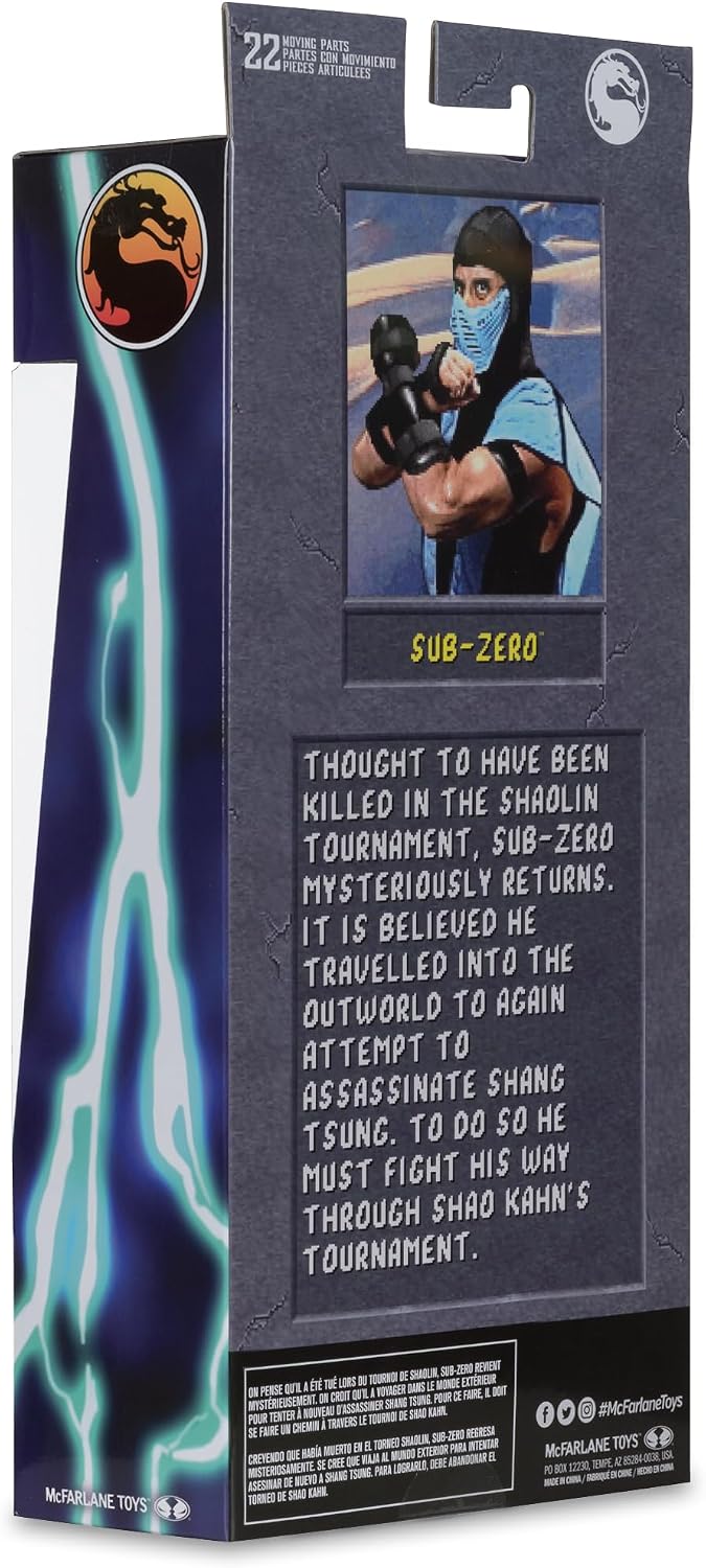 McFarlane Toys Mortal Kombat Klassic – Sub-Zero 7" Action Figure Wave 1 - Flex Gamingproduct_type