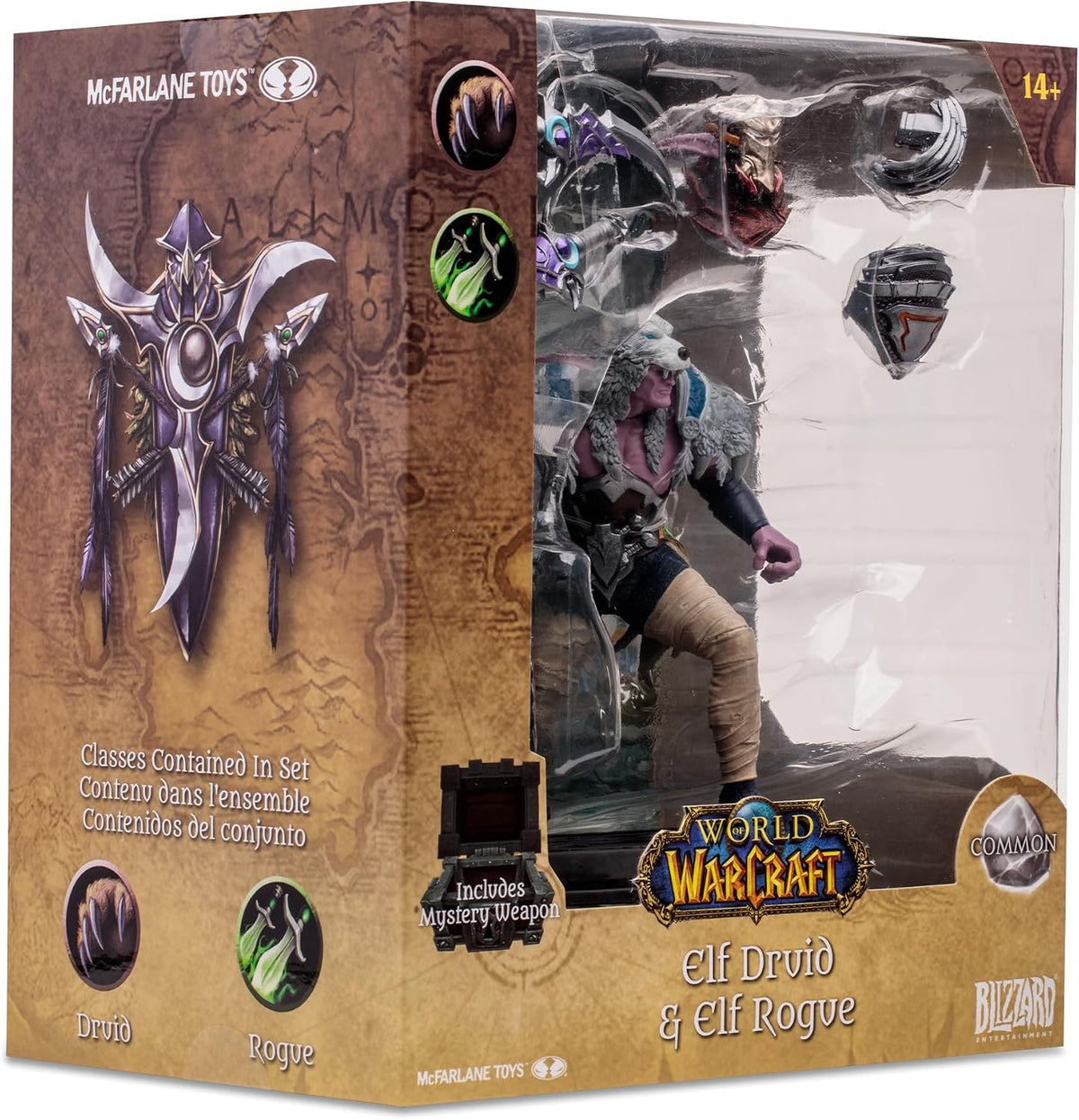 McFarlane Toys World of Warcraft Night Elf Druid/Rogue 1:12 Scale Posed Figure - Flex Gamingproduct_type