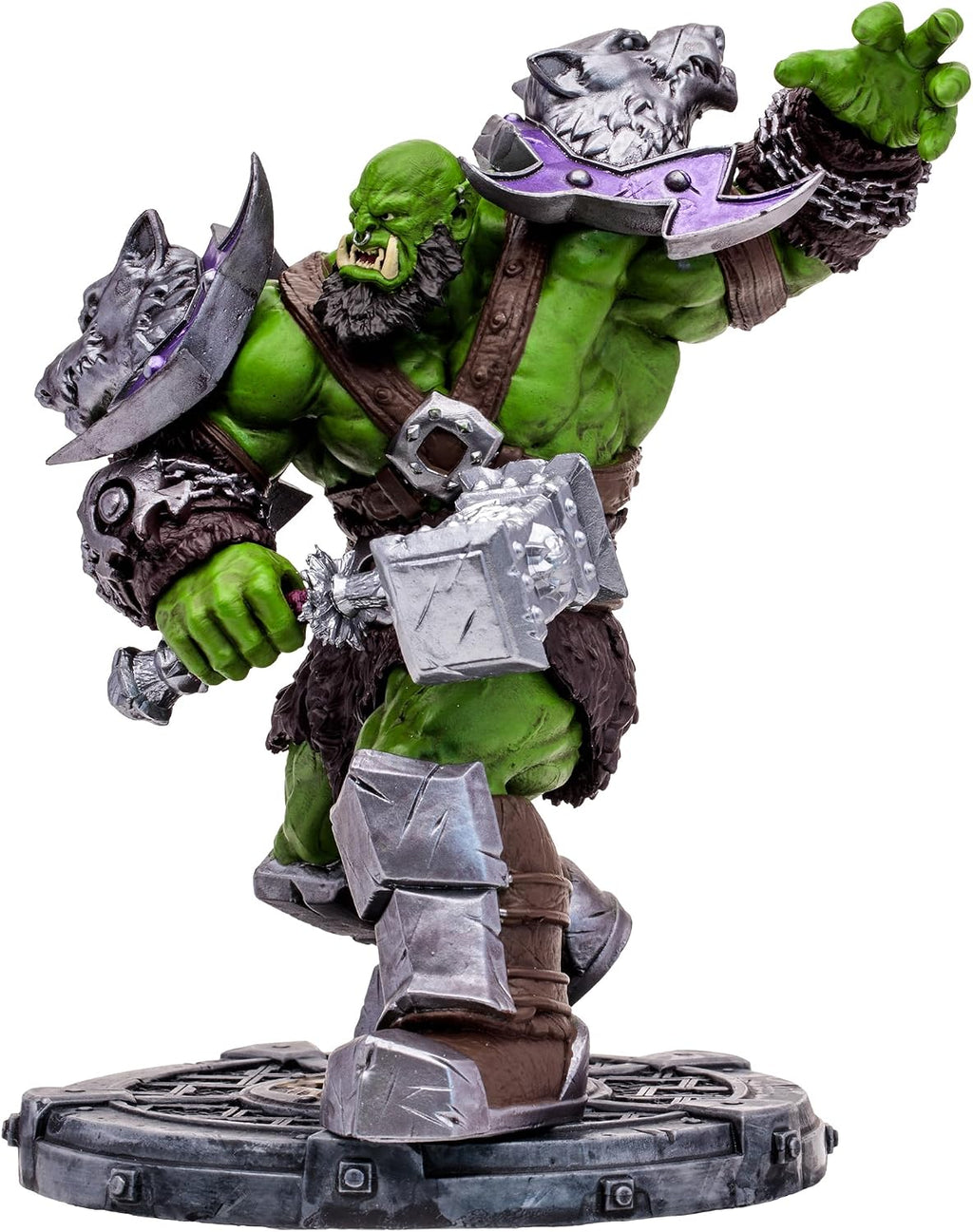 McFarlane Toys World of Warcraft Orc Warrior/Shaman 1:12 Scale Posed Figure - Flex Gamingproduct_type
