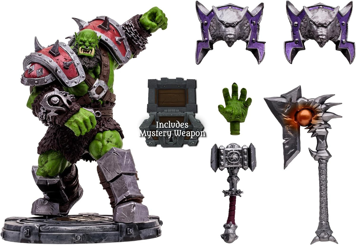 McFarlane Toys World of Warcraft Orc Warrior/Shaman 1:12 Scale Posed Figure - Flex Gamingproduct_type