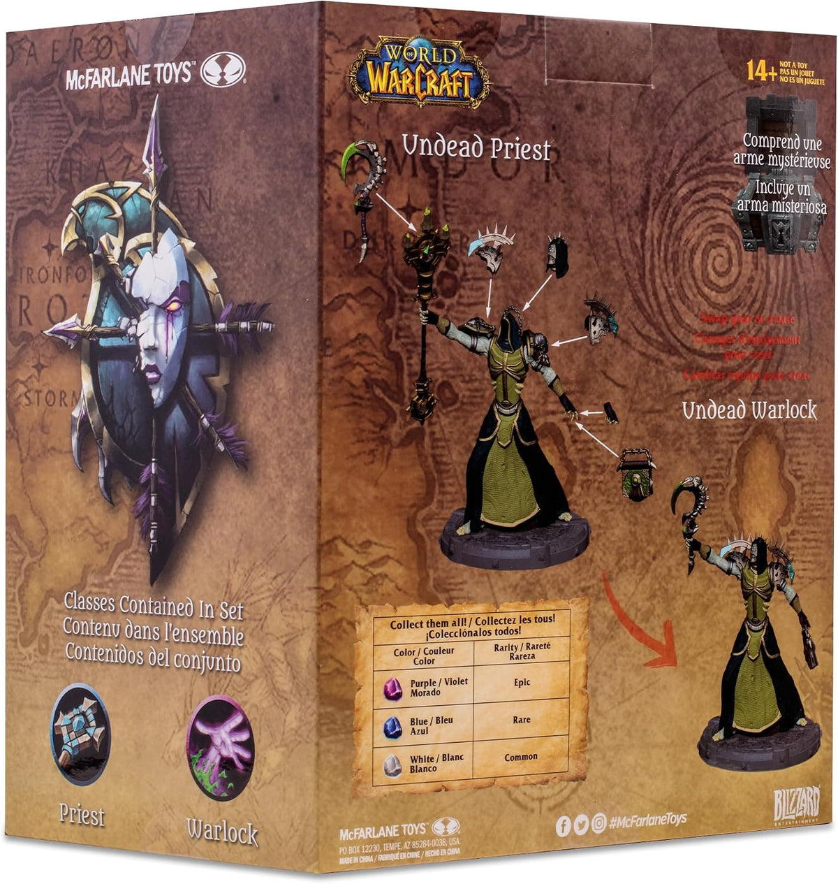 McFarlane Toys World of Warcraft Undead Priest/Warlock 1:12 Scale Posed Figure - Flex Gamingproduct_type