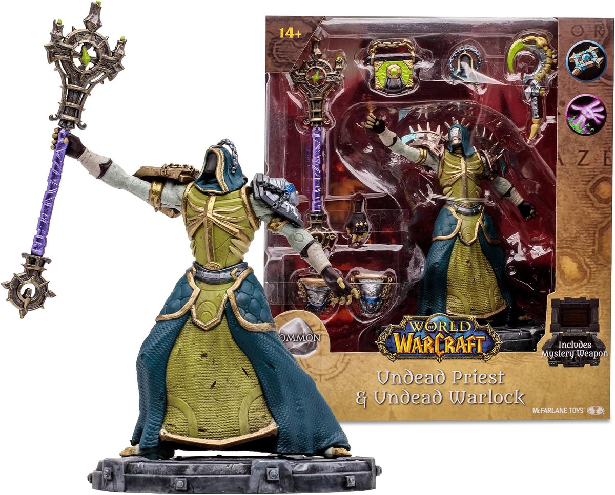 McFarlane Toys World of Warcraft Undead Priest/Warlock 1:12 Scale Posed Figure - Flex Gamingproduct_type