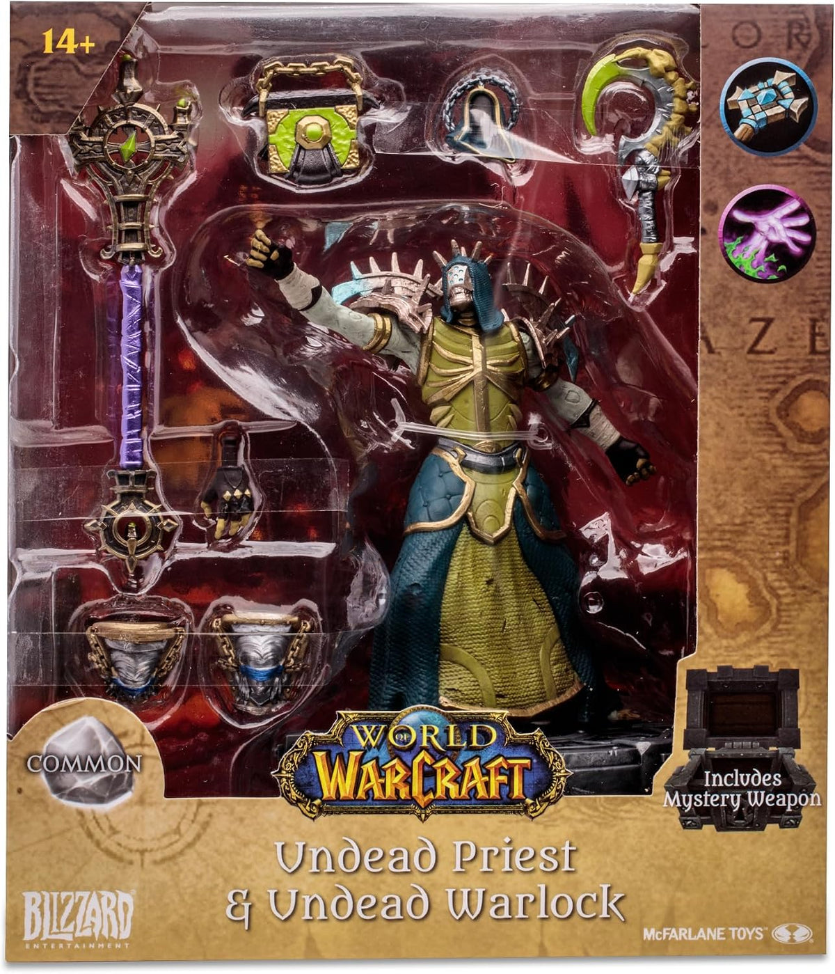 McFarlane Toys World of Warcraft Undead Priest/Warlock 1:12 Scale Posed Figure - Flex Gamingproduct_type
