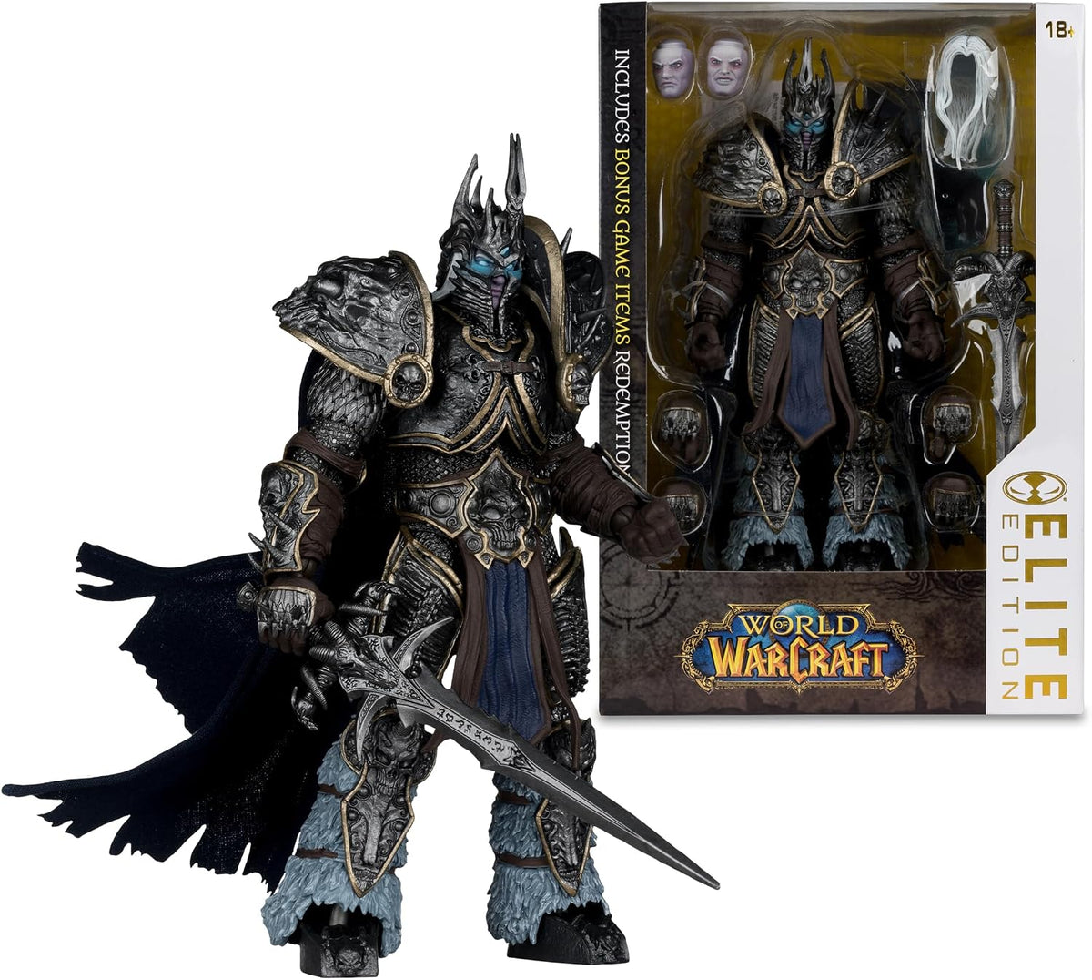 McFarlane Toys WoW The Lich King 7" Deluxe Action Figure – Elite Edition 9 - Flex Gamingproduct_type