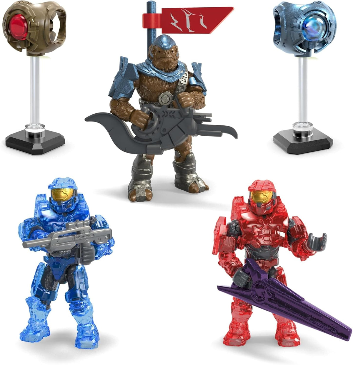 MEGA Halo Action Figures Building Toys Set – 20-Character Pack - Flex Gamingproduct_type