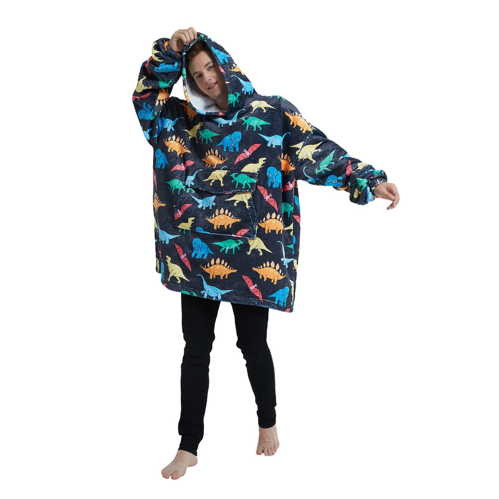 Mewkou Glow in the Dark Wearable Blanket Hoodie – 19 Colors - Flex Gamingproduct_type