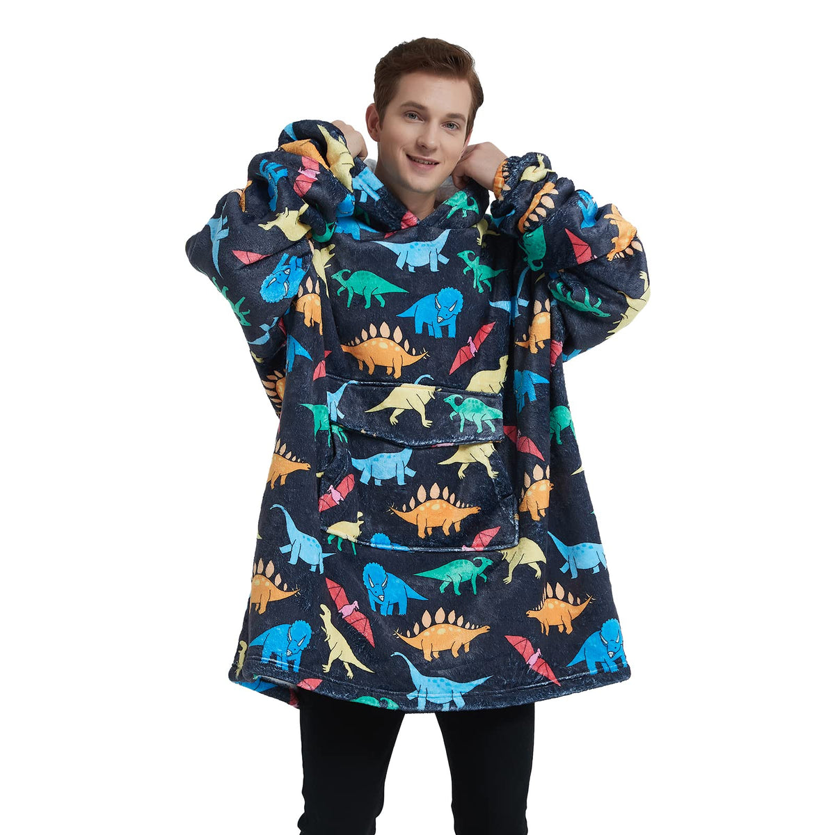 Mewkou Glow in the Dark Wearable Blanket Hoodie – 19 Colors - Flex Gamingproduct_type
